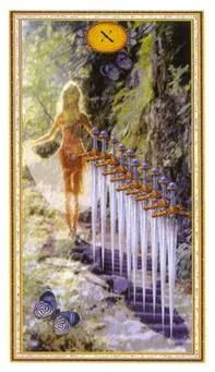 Ten of Swords card from the Gendron Tarot deck