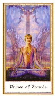 Prince of Swords card from the Gendron Tarot deck