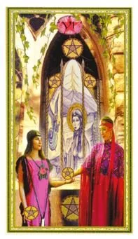 Two of Pentacles card from the Gendron Tarot deck