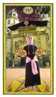 Five of Pentacles card from the Gendron Tarot deck