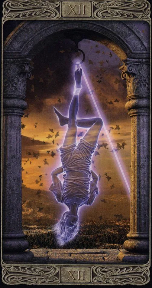 Ghost Tarot source card 21 card from the Ghost Tarot deck