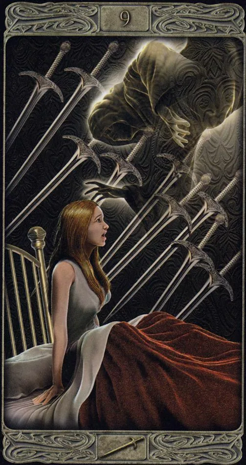 Ghost Tarot source card 61 card from the Ghost Tarot deck