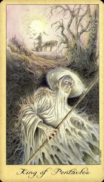 Ghosts and Spirits Tarot card 01 card from the Ghosts and Spirits Tarot deck