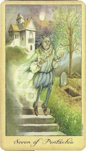 Ghosts and Spirits Tarot card 08 card from the Ghosts and Spirits Tarot deck