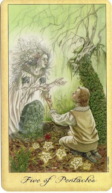 Ghosts and Spirits Tarot card 10 card from the Ghosts and Spirits Tarot deck