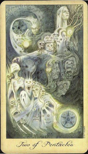 Ghosts and Spirits Tarot card 13 card from the Ghosts and Spirits Tarot deck