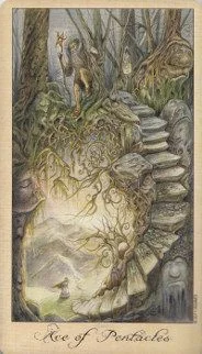 Ghosts and Spirits Tarot card 14 card from the Ghosts and Spirits Tarot deck
