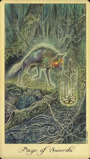 Ghosts and Spirits Tarot card 17 card from the Ghosts and Spirits Tarot deck