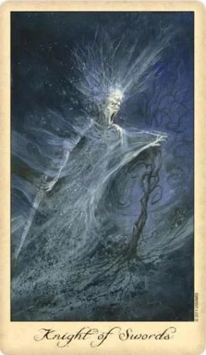Ghosts and Spirits Tarot card 18 card from the Ghosts and Spirits Tarot deck