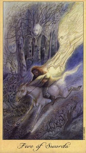 Ghosts and Spirits Tarot card 24 card from the Ghosts and Spirits Tarot deck