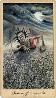 Ghosts and Spirits Tarot card 25 card from the Ghosts and Spirits Tarot deck