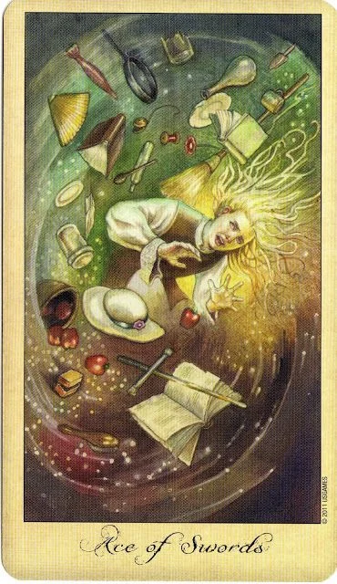 Ghosts and Spirits Tarot card 28 card from the Ghosts and Spirits Tarot deck