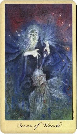 Ghosts and Spirits Tarot card 50 card from the Ghosts and Spirits Tarot deck