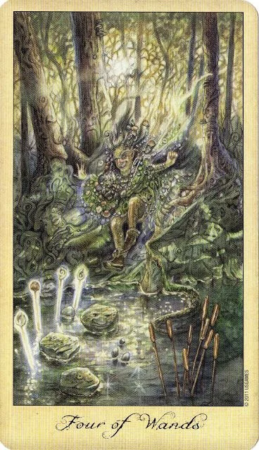 Ghosts and Spirits Tarot card 53 card from the Ghosts and Spirits Tarot deck
