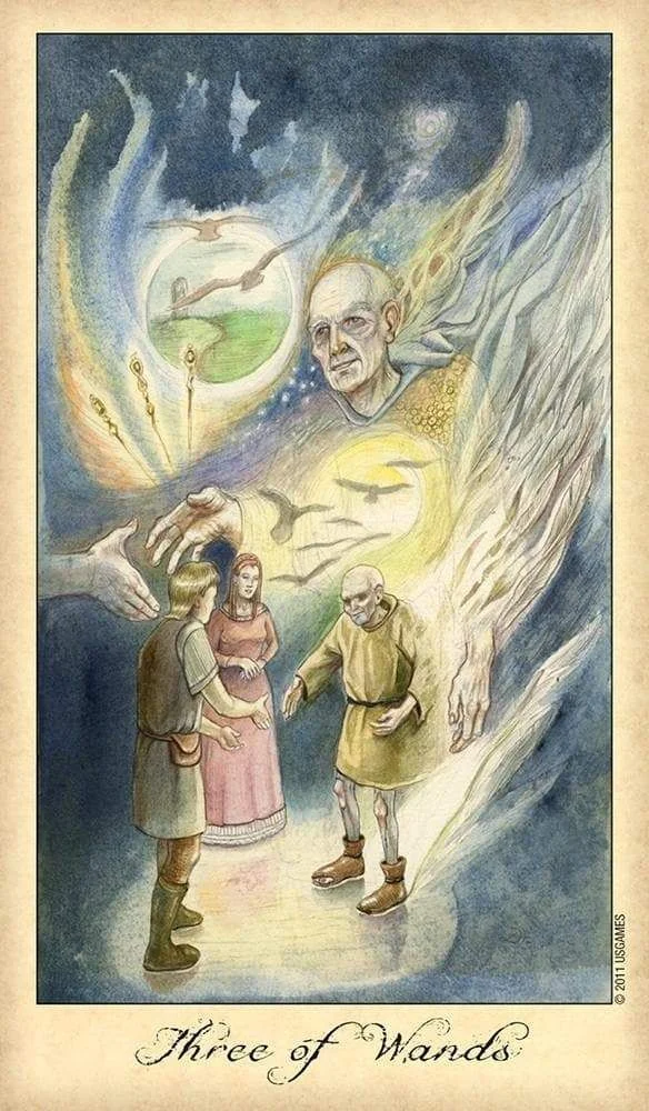 Ghosts and Spirits Tarot card 54 card from the Ghosts and Spirits Tarot deck