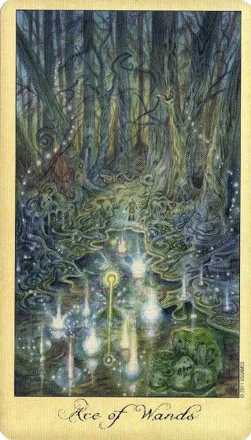 Ghosts and Spirits Tarot card 56 card from the Ghosts and Spirits Tarot deck