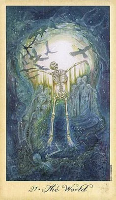 Ghosts and Spirits Tarot card 57 card from the Ghosts and Spirits Tarot deck