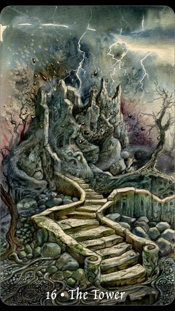 Ghosts and Spirits Tarot card 62 card from the Ghosts and Spirits Tarot deck