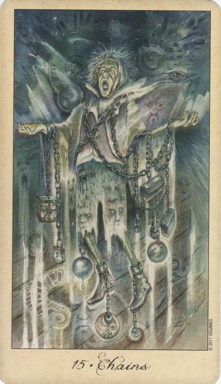 Ghosts and Spirits Tarot card 63 card from the Ghosts and Spirits Tarot deck
