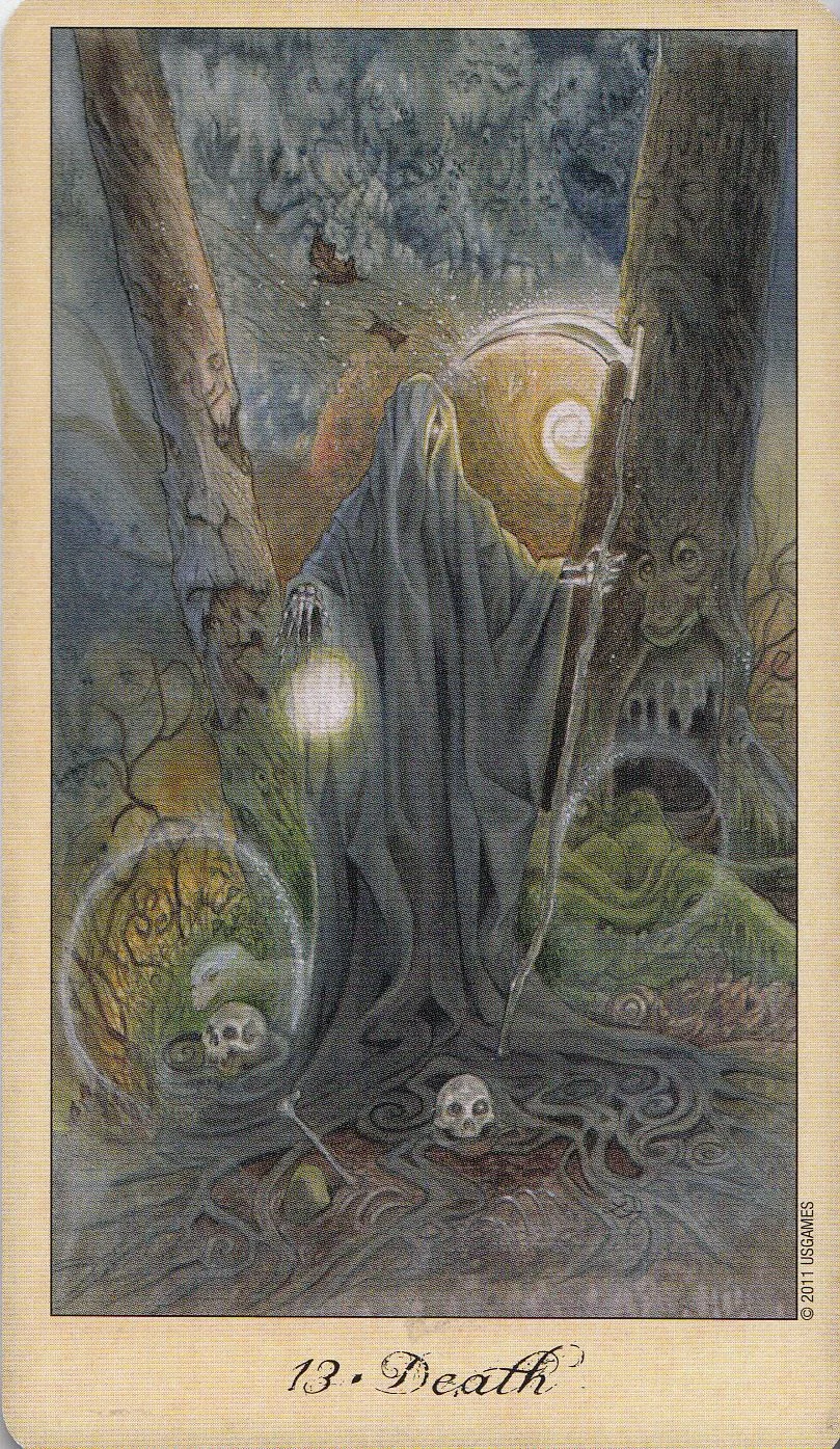 Ghosts and Spirits Tarot card 65 card from the Ghosts and Spirits Tarot deck