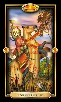 Knight of Cups - The Gilded Tarot - Tarot Deck by Ciro Marchetti