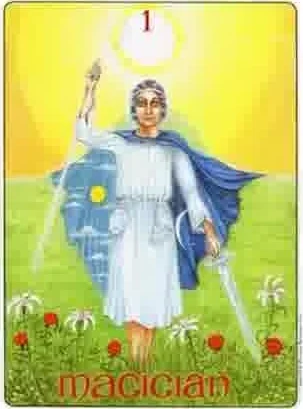 Magician card from the Gill Tarot deck