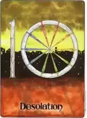 Desolation card from the Gill Tarot deck