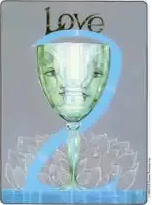 Love card from the Gill Tarot deck