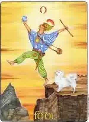 Fool card from the Gill Tarot deck