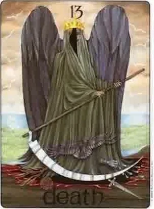 Death card from the Gill Tarot deck