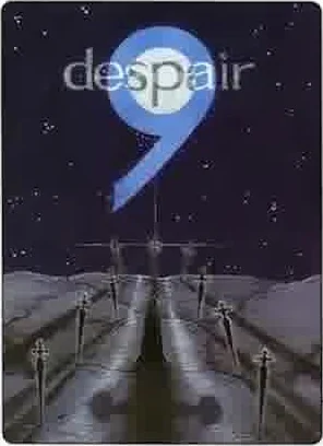 Despair card from the Gill Tarot deck