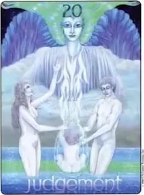 Judgement card from the Gill Tarot deck