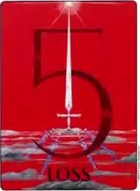 Loss card from the Gill Tarot deck