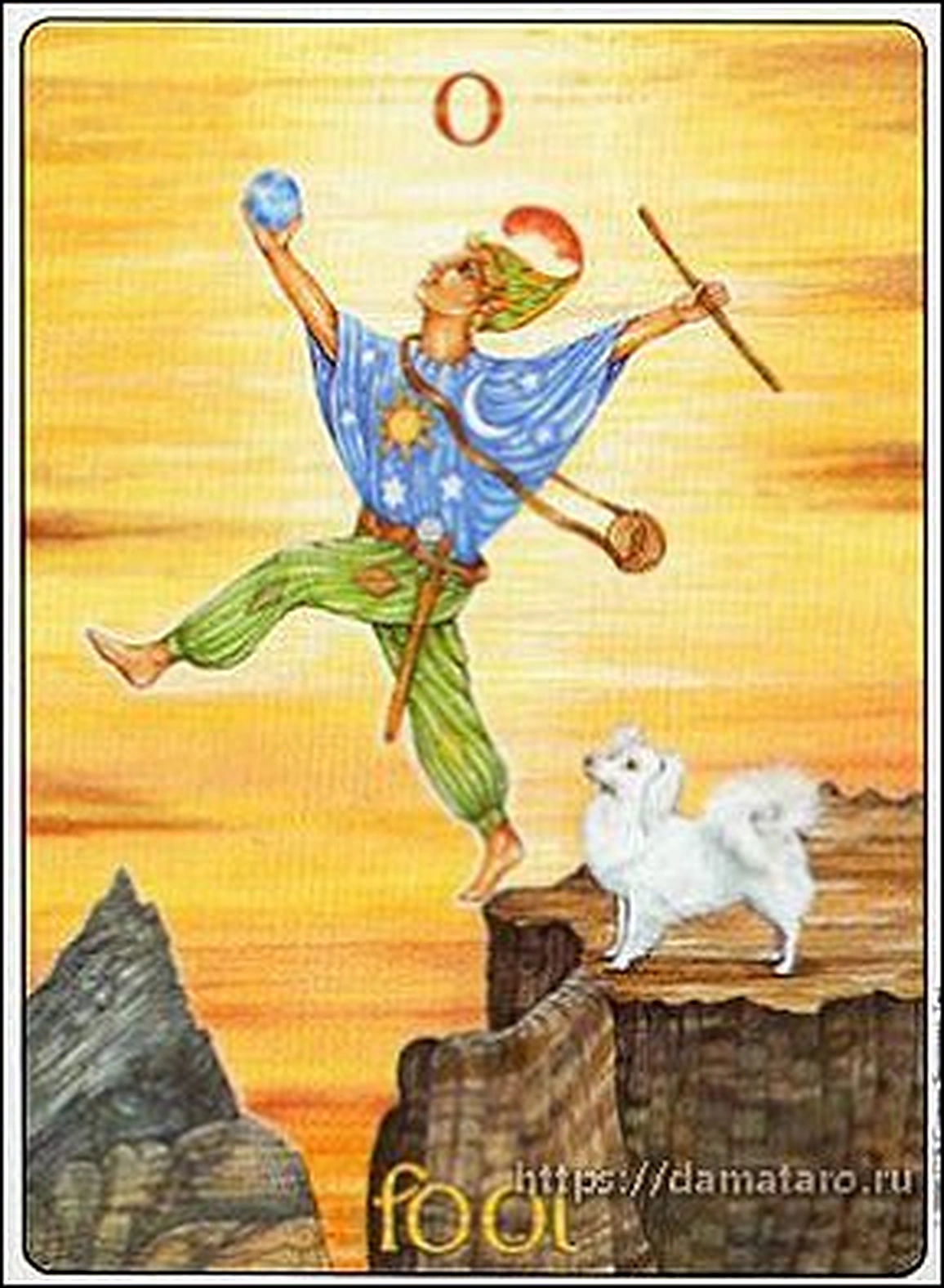 Fool card from the Gill Tarot deck