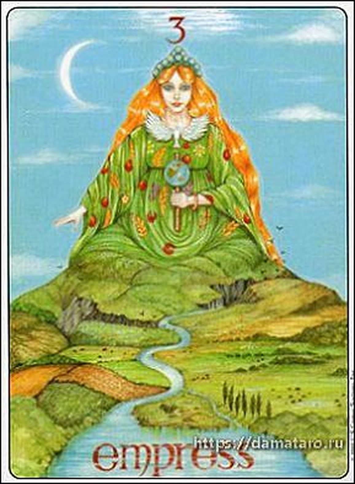 Empress card from the Gill Tarot deck