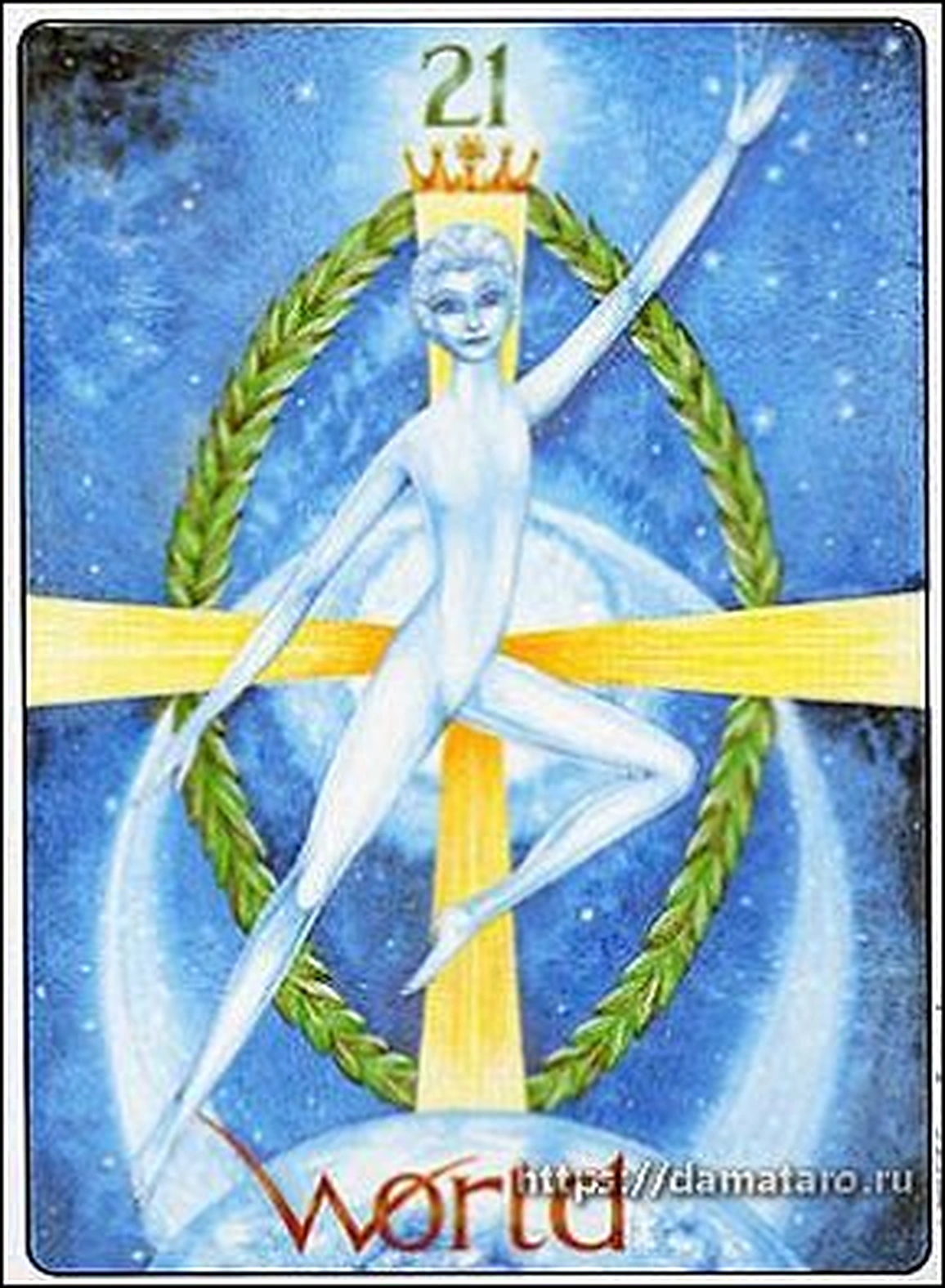 World card from the Gill Tarot deck