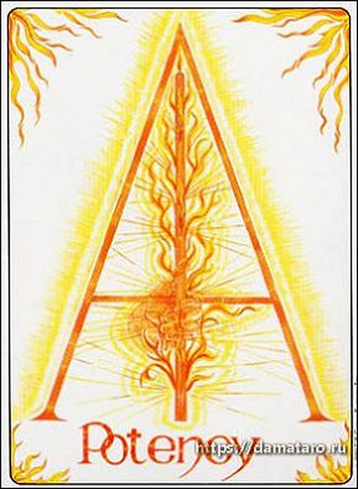 Potency card from the Gill Tarot deck