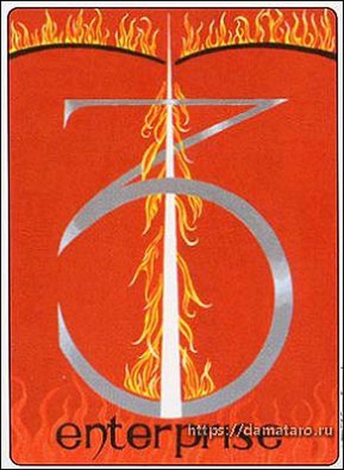 Enterprise card from the Gill Tarot deck