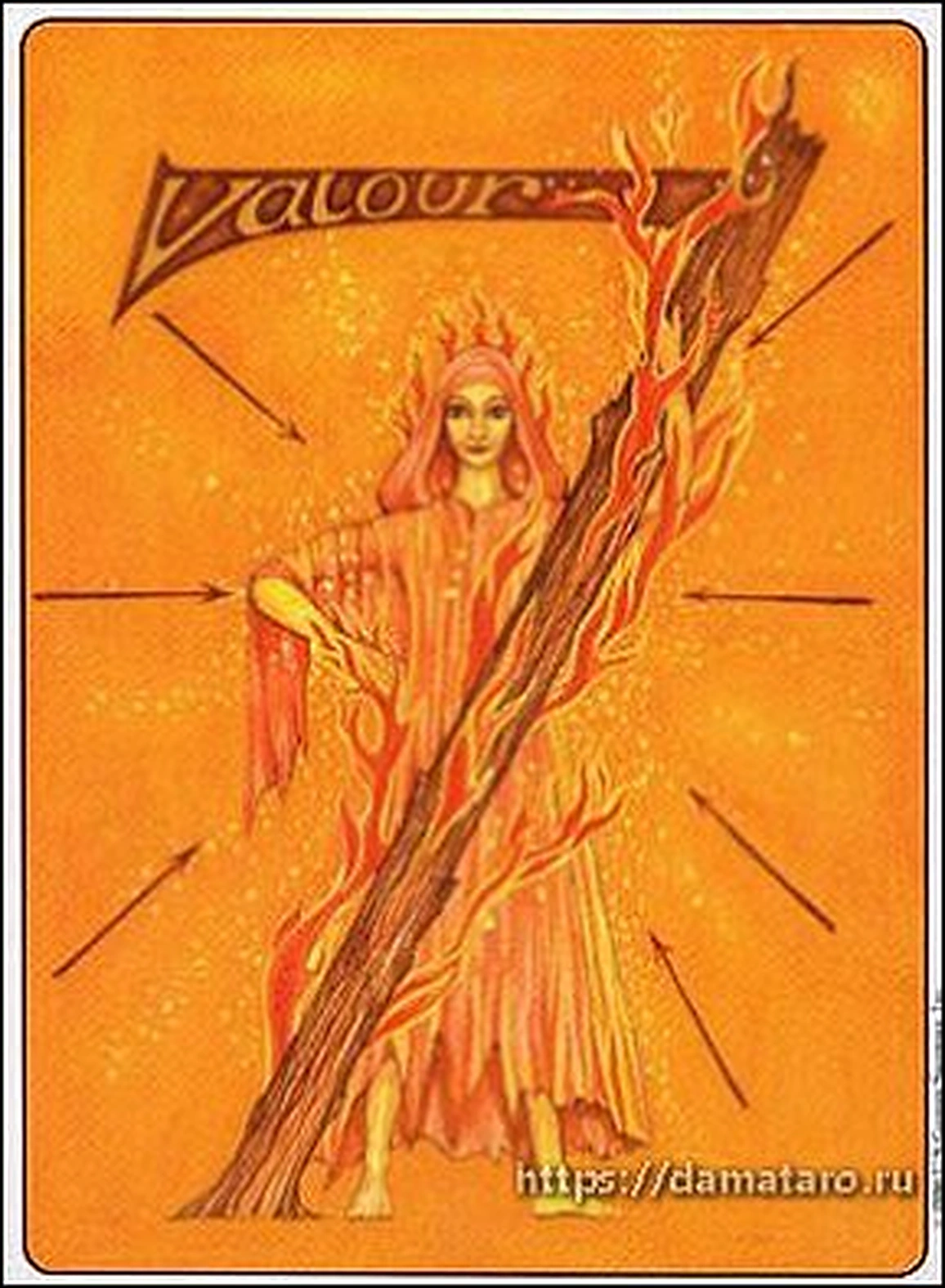 Valour card from the Gill Tarot deck