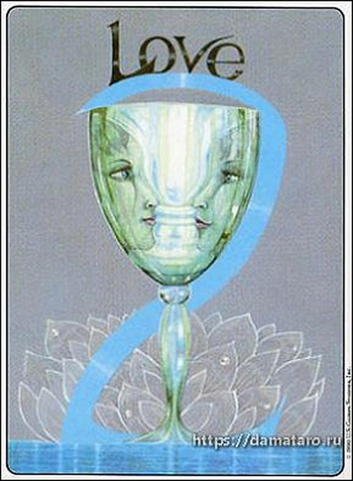 Love card from the Gill Tarot deck