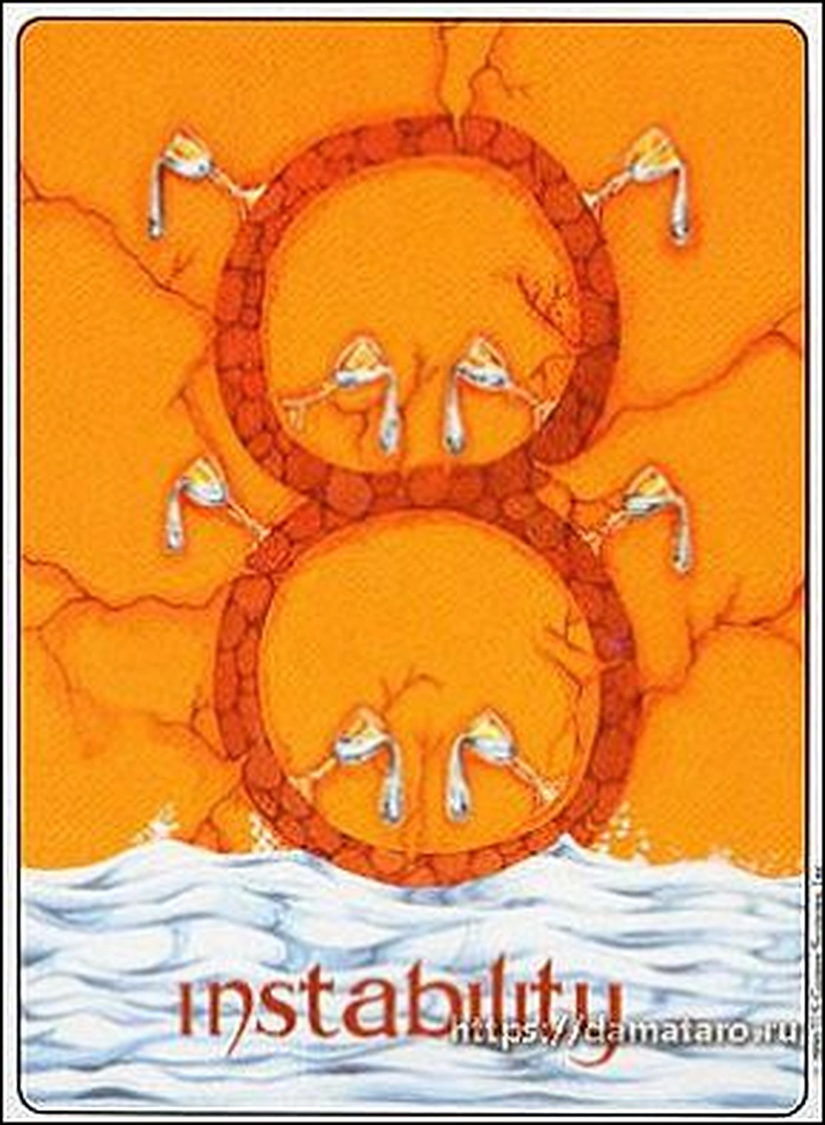 Instability card from the Gill Tarot deck