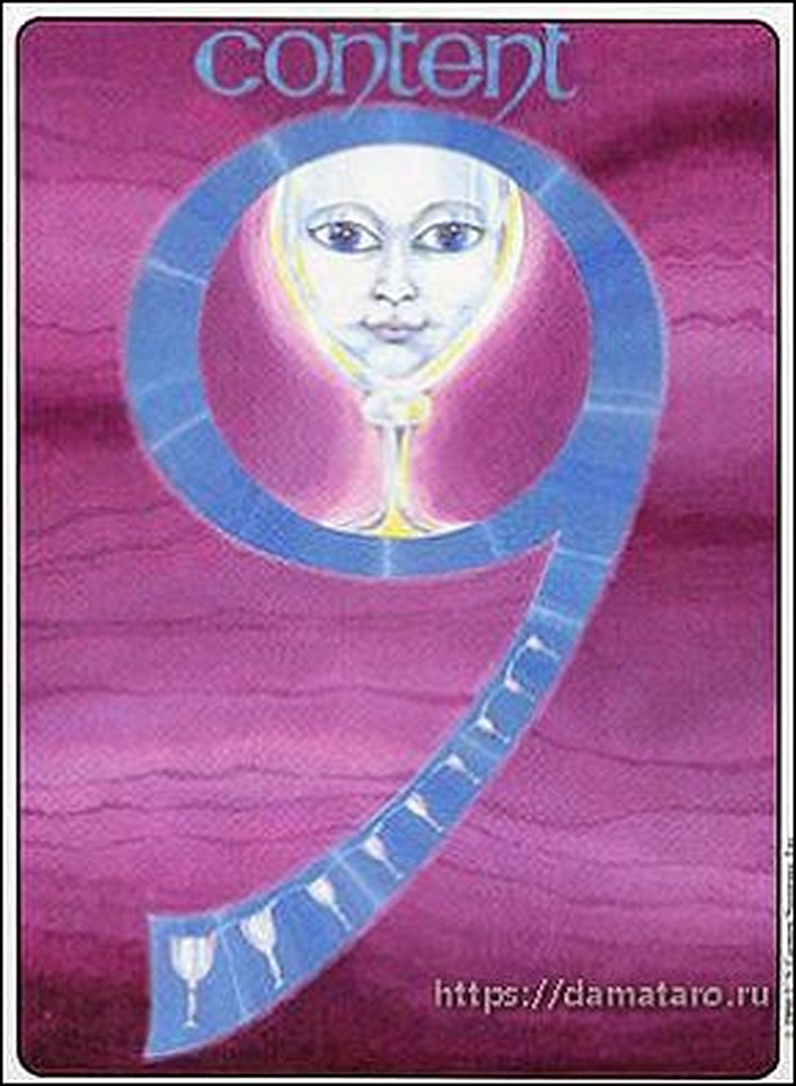 Content card from the Gill Tarot deck