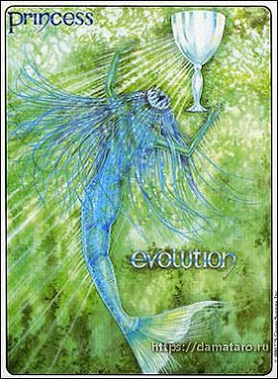 Evolution card from the Gill Tarot deck