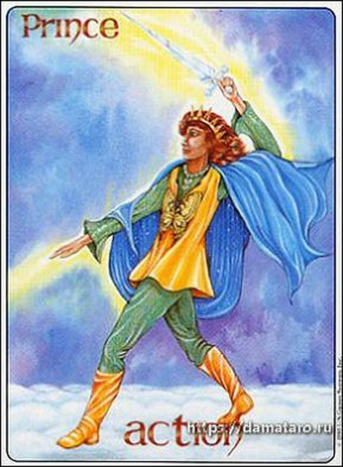 Action card from the Gill Tarot deck