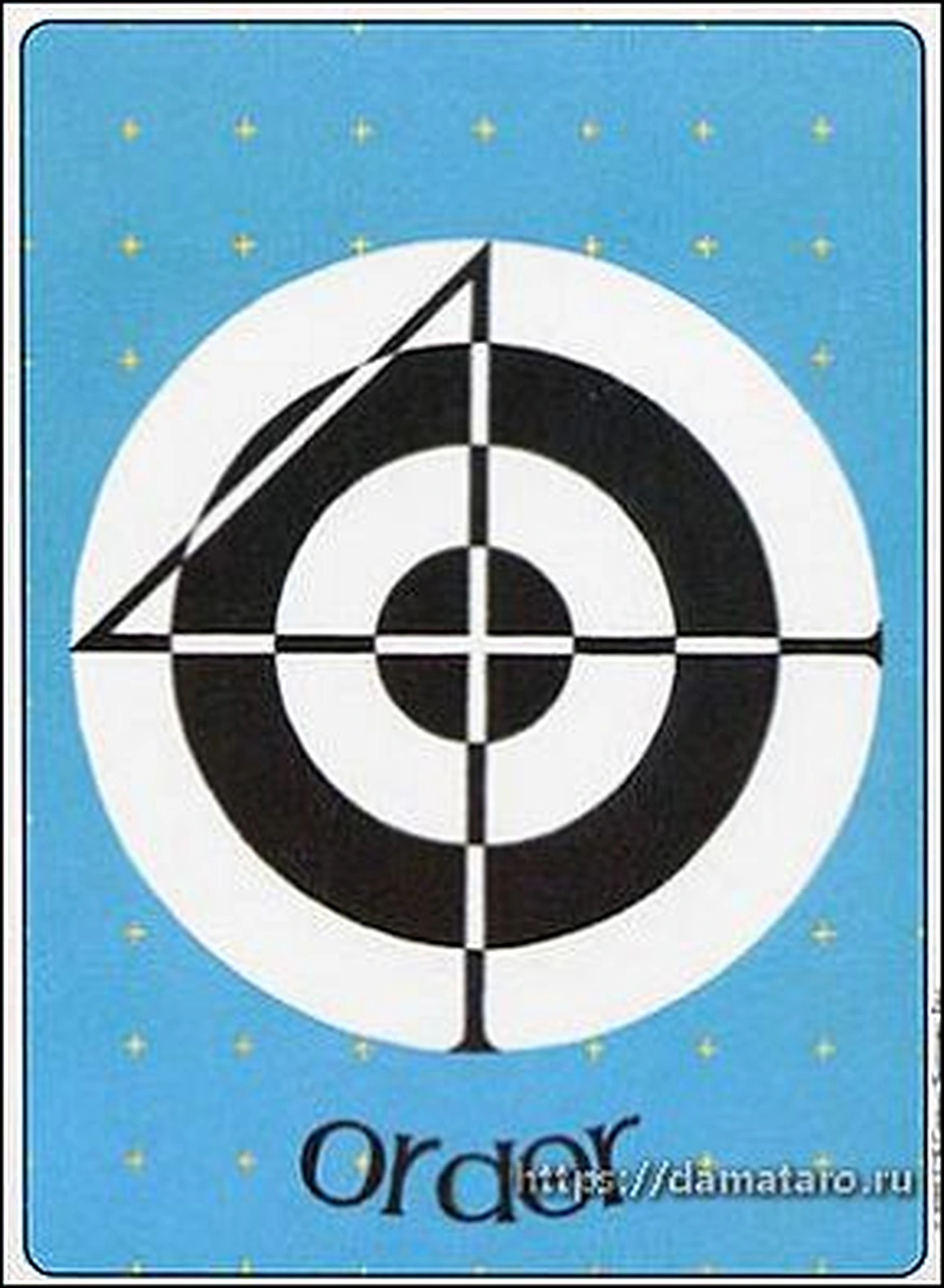 Order card from the Gill Tarot deck