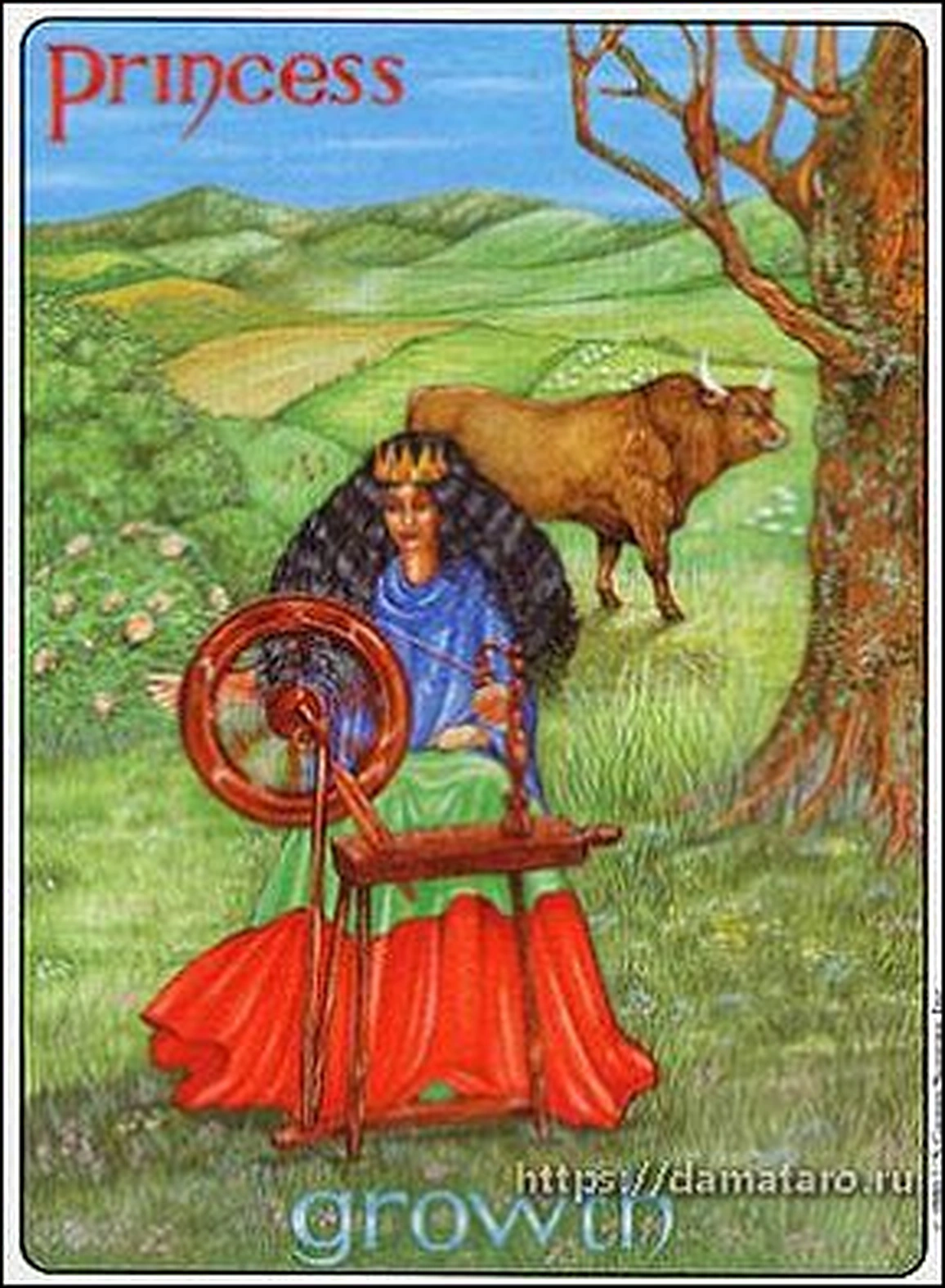 Growth card from the Gill Tarot deck
