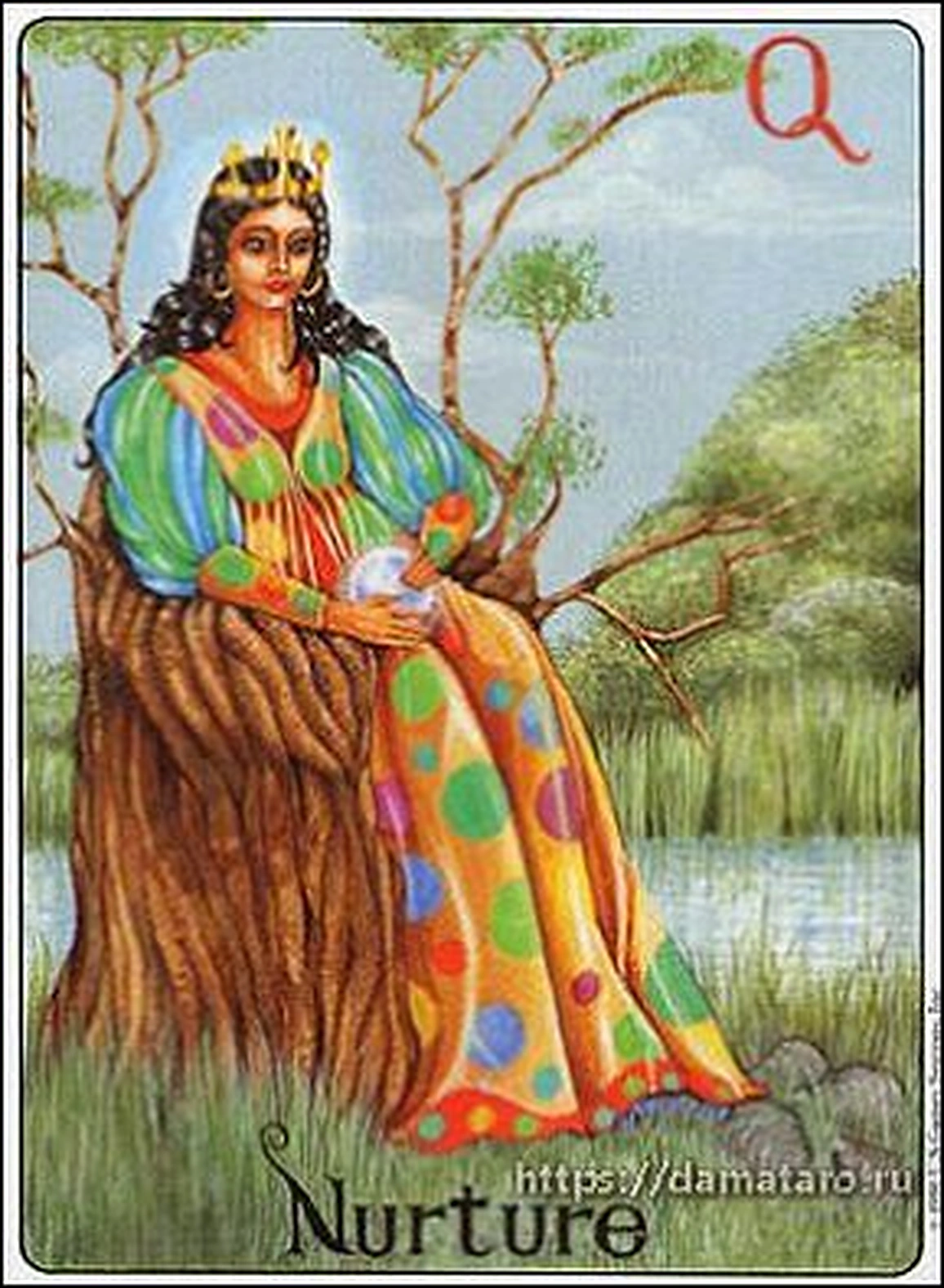 Nurture card from the Gill Tarot deck