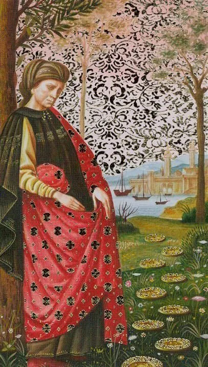 Golden Botticelli Tarot card source image 09