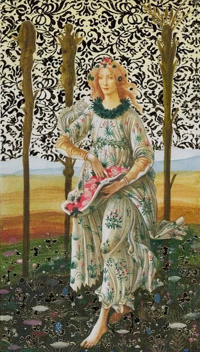Golden Botticelli Tarot card source image 33