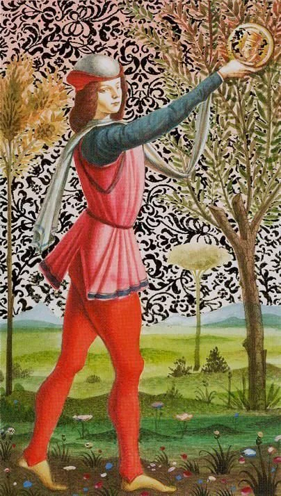 Golden Botticelli Tarot card source image 41